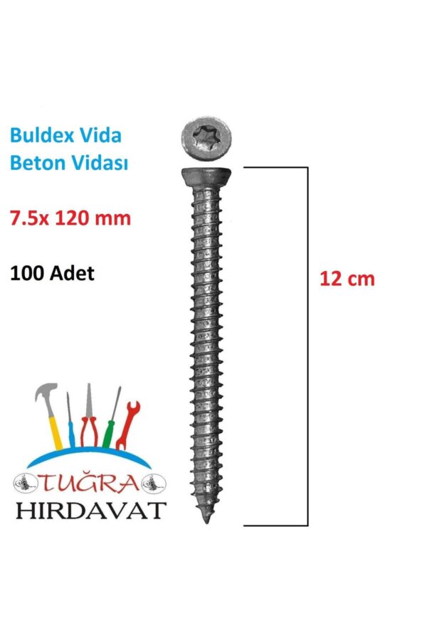 7.5*120 BULDEKS VİDA