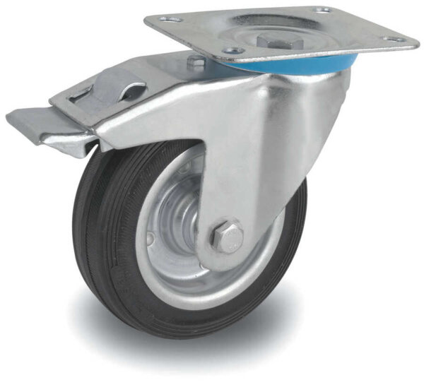 MERTSAN SERVİS TEKER DÖNER FRENLİ 80 X 30 MM