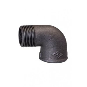 1 1/4" SİYAH KUYRUKLU DİRSEK 90