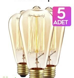 6W LED RUSTİK AMPUL ST64 2200K E27