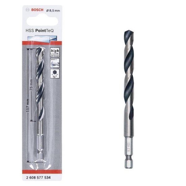 HSSPOİNTTEQ METAL MATKAP UCU 8,5MM 1 Lİ
