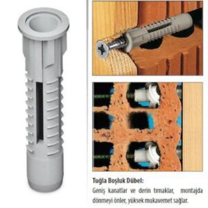 8MM TUĞLA BOŞLUK DÜBELİ 8*48