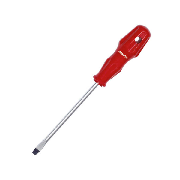 MASTER DÜZ TORNAVİDA KIRMIZI 6 X 125