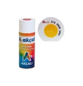 AKÇALI SPREY BOYA 316 400ML KROM SARI RAL 1023