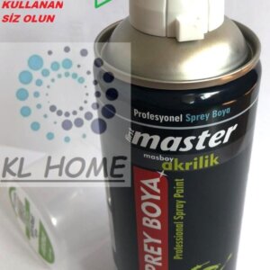 MASTER SPREY BOYA PARLAK SİYAH 400 ML RL9005
