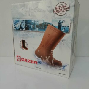 GEZER YENİ KAUÇUK ÇİZME KONÇLU UZUN NO:44