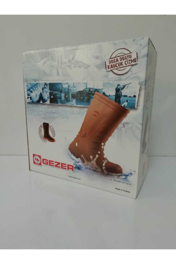 GEZER YENİ KAUÇUK ÇİZME KONÇLU UZUN NO:44