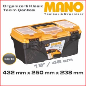 MANO 18 ORGANİZERLİ KLASİK TAKIM ÇANTASI