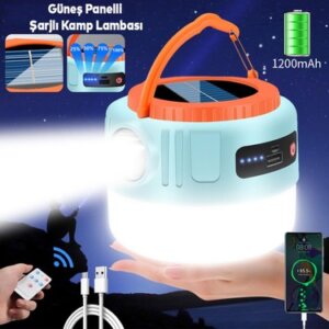 KLAUS GÜNEŞ PANELLİ KAMP FENERİ 3W 1200 MAH KE47719