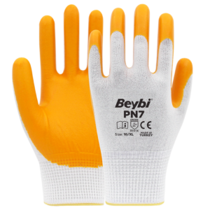 BEYBİ SARI NİTRİL ELDİVEN PN-7 NO:9