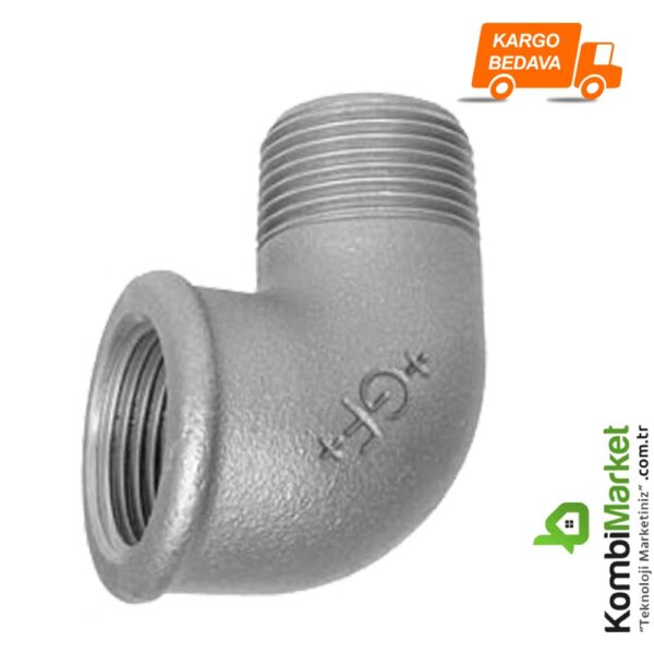 SİYAH KUYRUKLU DİRSEK 45C 3/4' TD