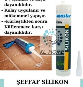 MASTER E280 SİLİKON ŞEFFAF 280 GR
