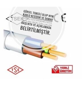 ANTİKRON KABLO NVV (NYM) 3*2,5 MM