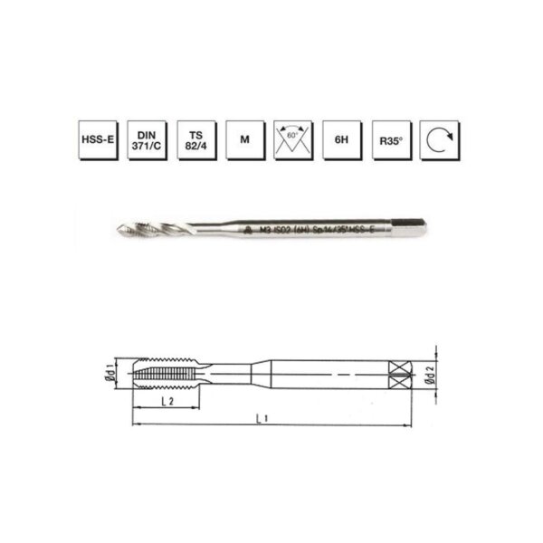 MTE MAKİNA KILAVUZU DIN371/C HELİS M12
