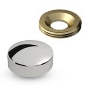 ZAMAK VİDA GİZLEME KAPAĞI 20 KROM