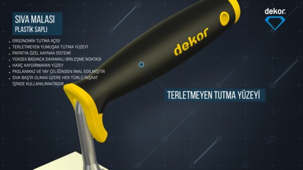 SIVA MALASI PLASTIK SAPLI YAY ÇELIGI 20 CM