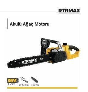 RTX1891B AKÜLÜ AĞAÇ MOTORU 36V 35CM PALA (AKÜSÜZ) X-LION