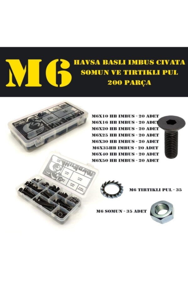 IMBUS CIVATA M6 X 50 CINKO  KAPLI