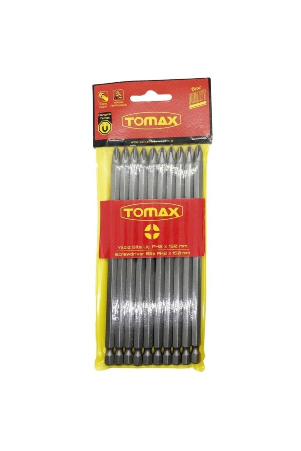 TOMAX YILDIZ BİTS UÇ PH2 200 MM