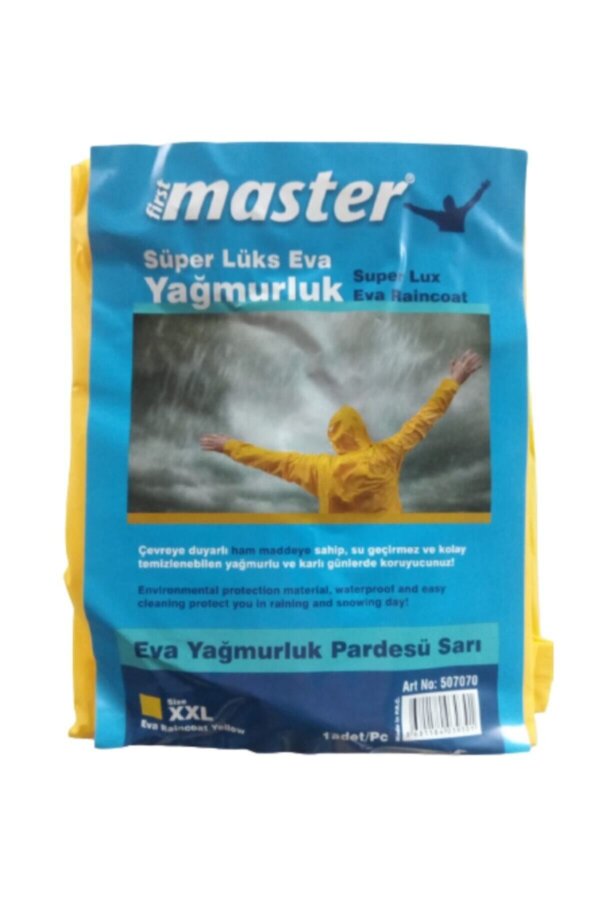 MASTER EVA YAĞMURLUK PARDESU SARI 0,13 MC