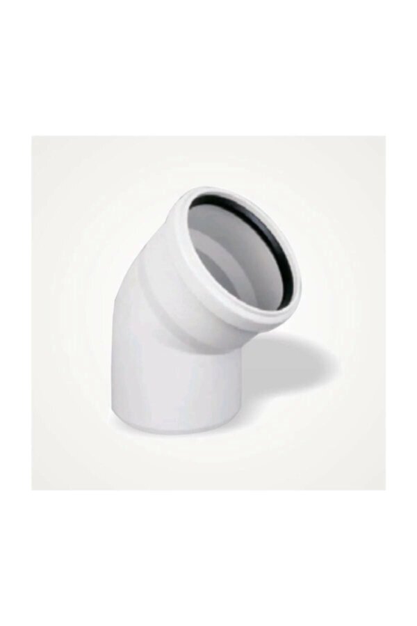 50 MM BEYAZ DİRSEK 45 FIRAT