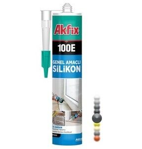 AKFIX100E GENEL AMAÇLI SİLİKON 280 ML SİYAH