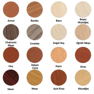 TAPA PACIFIC YAPISKANLI VIDA 14MM CEVİZ