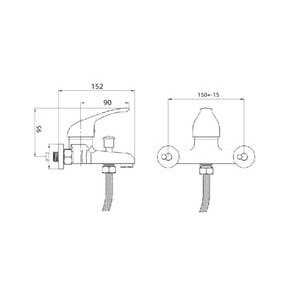 FLEKO BANYO BATARYASI MOD304