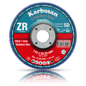 982185 - 115MM ZXR11 80 KUM SD KONIK KARBOSAN FLAP DISK -