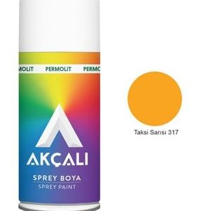 AKÇALI SPREY BOYA 317 400ML TAKSI SARISI
