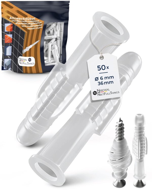 MASTER PLASTİK DÜBEL 6 MM (1000 ADET)