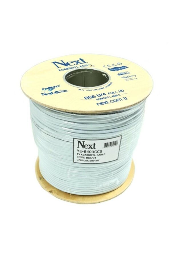 KOAKSİYEL KABLO RG6 U/4 (F) CU-AL