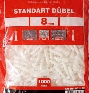 MASTER PLASTİK DÜBEL 8 MM (1000 ADET)