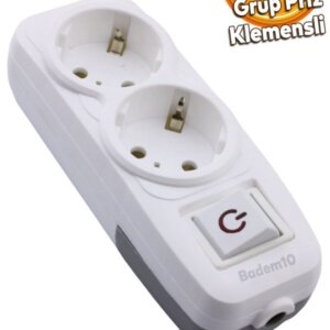 GRUP PRİZ İKİLİ KLEMENSLİ YENİ NESİL