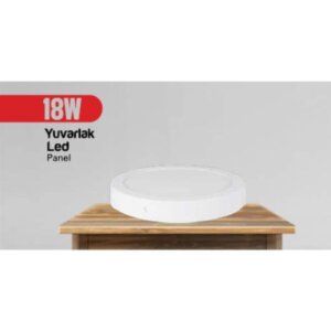 18W YUVARLAK LED PANEL 6500K HLİTE
