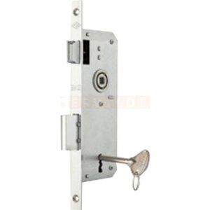 GÖMME KAPI KİLİDİ TEK ANAHTARLI 35 MM OVAL NİKEL