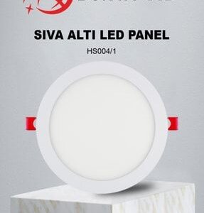 12W YUVARLAK LED PANEL 6500K HLİTE