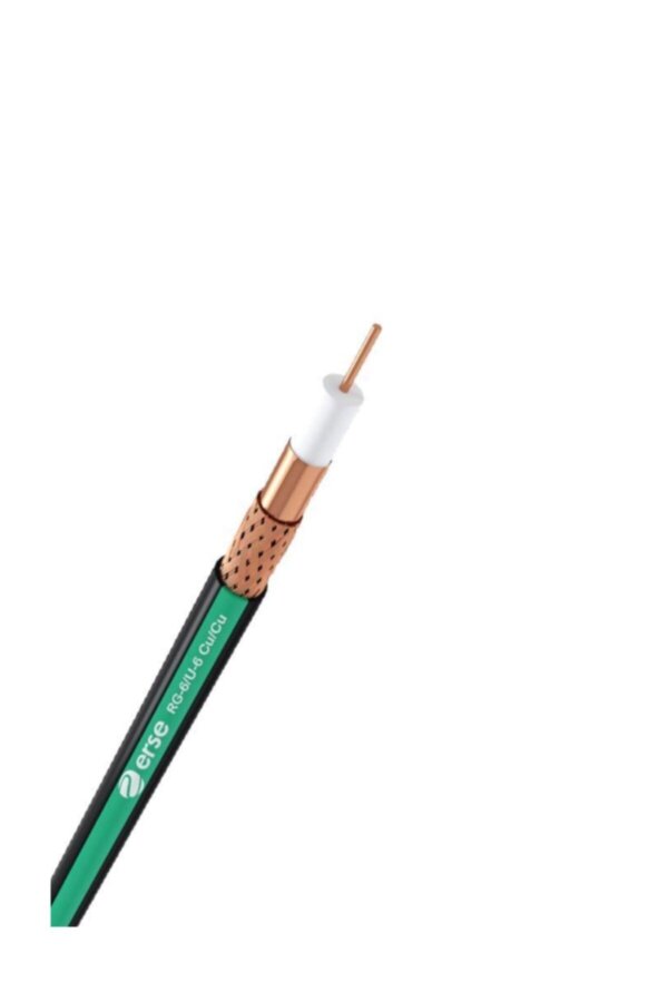 KOAKSİYEL KABLO RG 6 U / 6 (F) CU-CU 500 LÜK