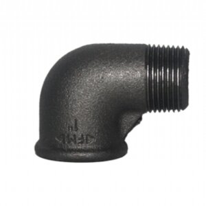 1" SİYAH KUYRUKLU DİRSEK 90