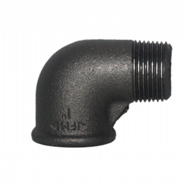 1 1/2" SİYAH KUYRUKLU DİRSEK 90