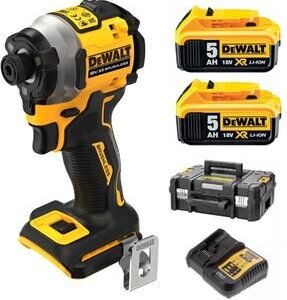 DCF850P2T-QW DEWALT KÖMÜRSÜZ DARBELİ TORNAVİDA 18V 5.0 AH 206NM