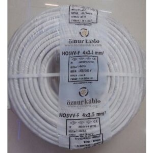 TTR KABLO 4 * 2.5 MM2 (100 LÜK) BEYAZ