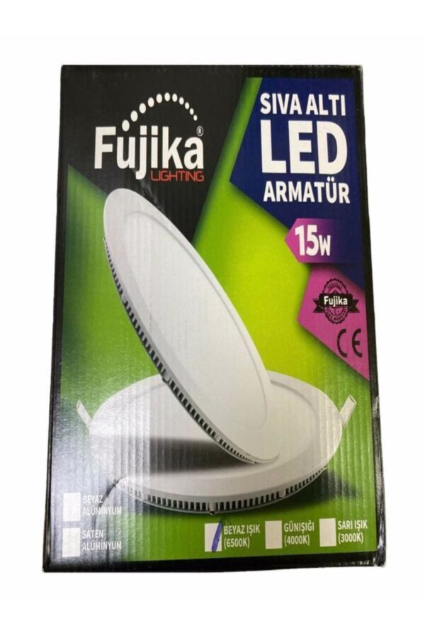 15W YUVARLAK LED PANEL 6500K HLİTE