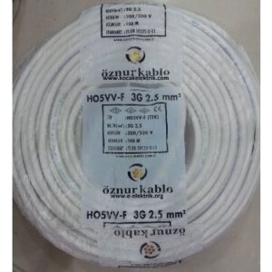 TTR KABLO 3 * 2.5 MM2 (100 LÜK) BEYAZ