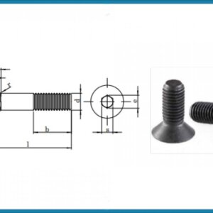 HAVSA BAS IMBUS CIVATA M6 X 16 KAPLAMALI
