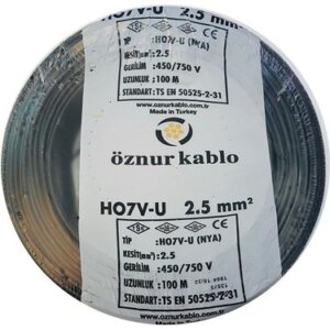 TTR KABLO 5 * 2,5 MM2 (100 LÜK) BEYAZ