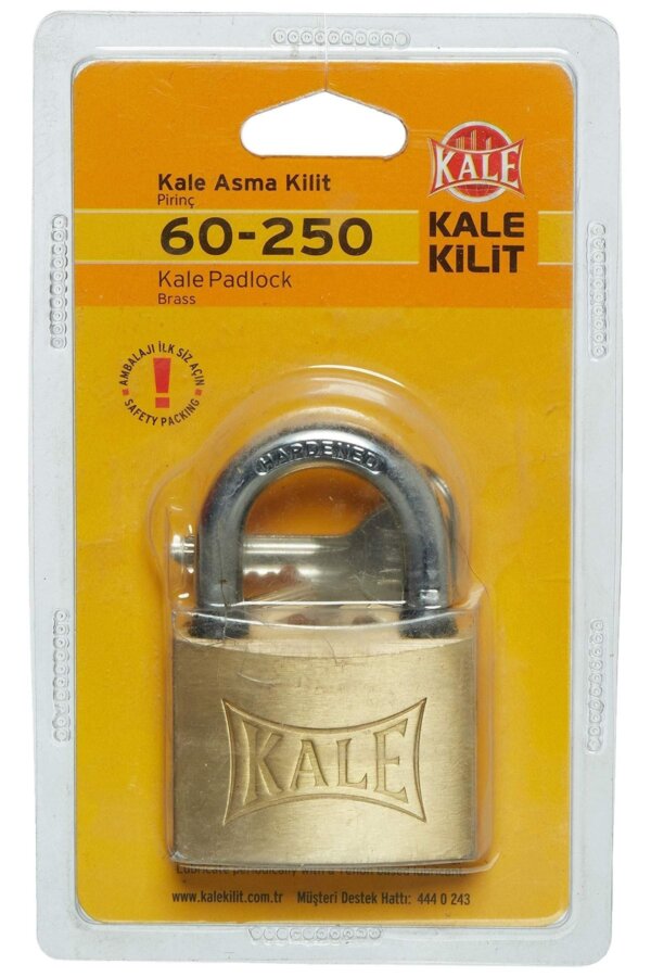 KALE SARI  ASMA KİLİT 60 MM UZUN KANCA