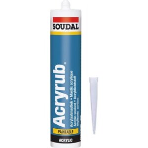 ACRYRUB SİLİKONİZE MASTİK 500GR BEYAZ