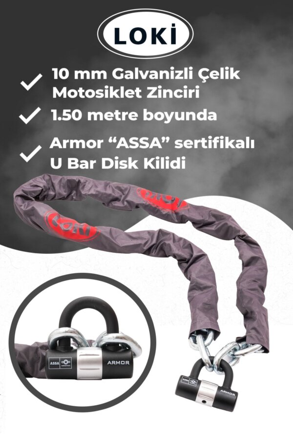 STAND ZİNCİRİ GALVENİZLİ 10 MM