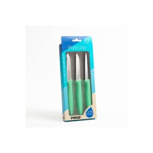 46010-04 PURELINE MEYVE BIÇAĞI SETİ 9 CM YEŞİL